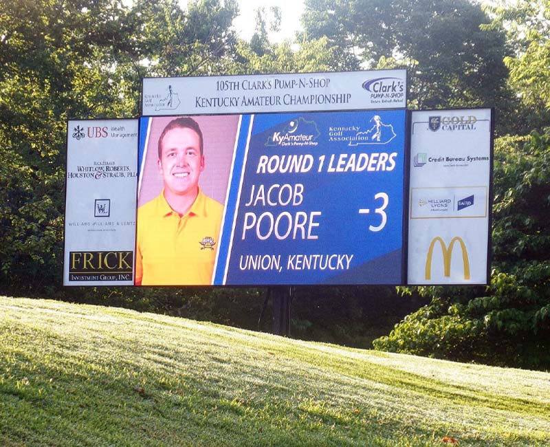 Clarks Pump N Shop - Kentucky Amateur Golf Championship Large Outdoor LED Screen Rental