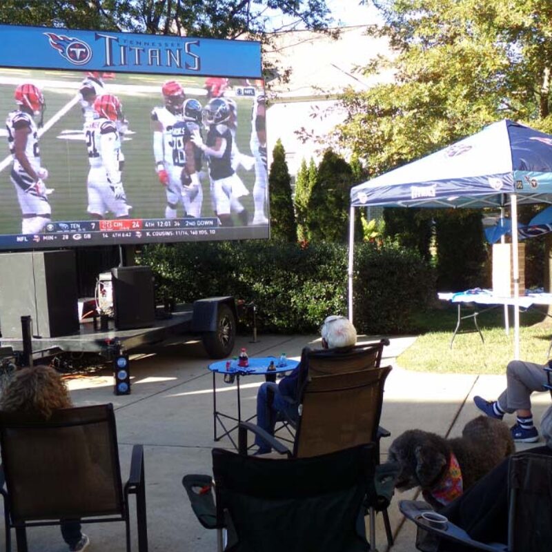 12x7-Outdoor-LED-Screen - Football Game Display