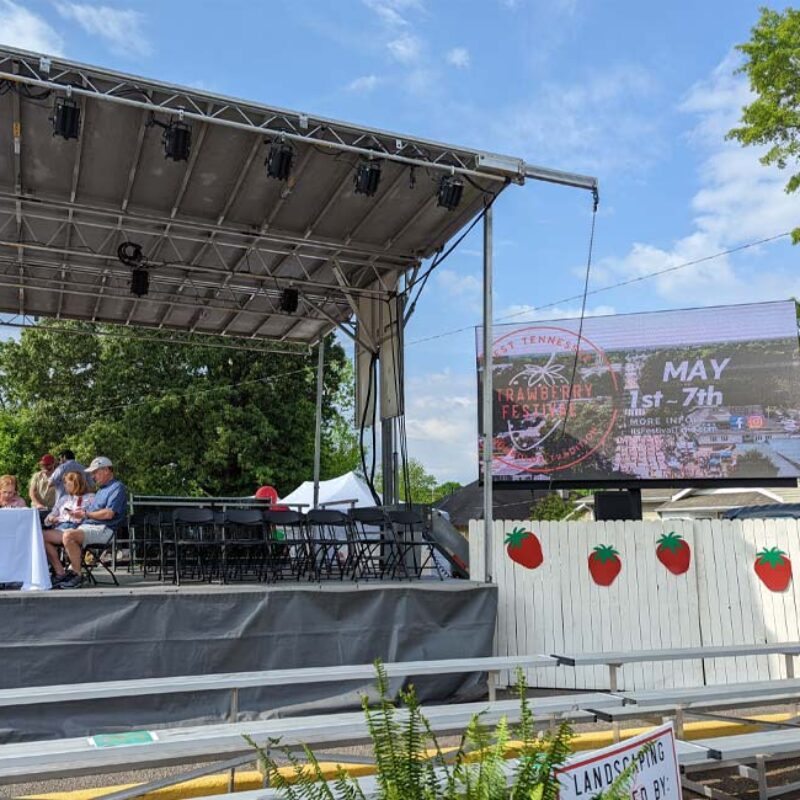 Tennessee Strawberry Festival - Outdoor LED screens