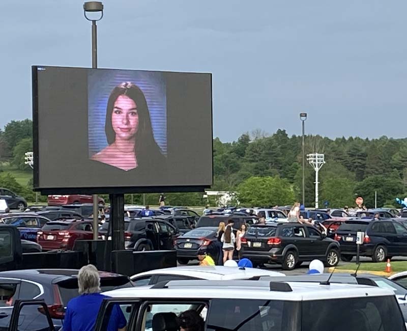 Outdoor LED Screens for graduation