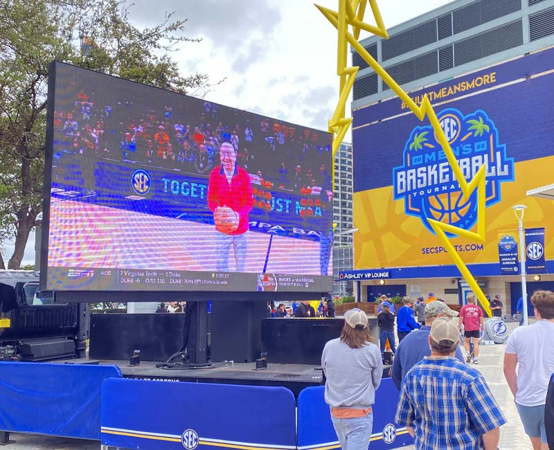 Basketball Tournaments - Outdoor LED screens