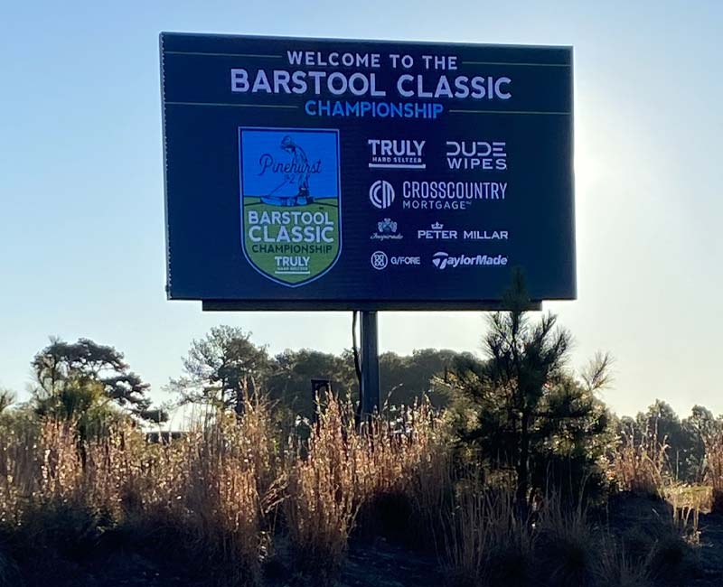 Barstool Classic Championship - Outdoor LED screen rental