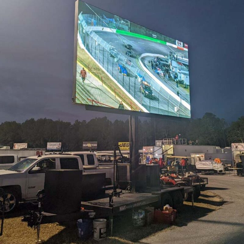Car race - Outdoor LED screen rental