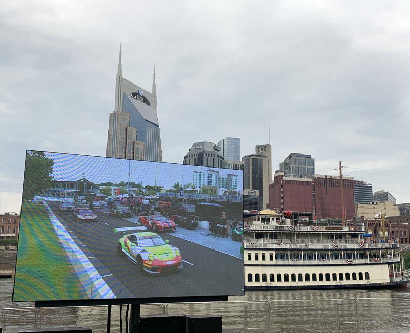 Nashville indy car race - Outdoor LED screen rentals