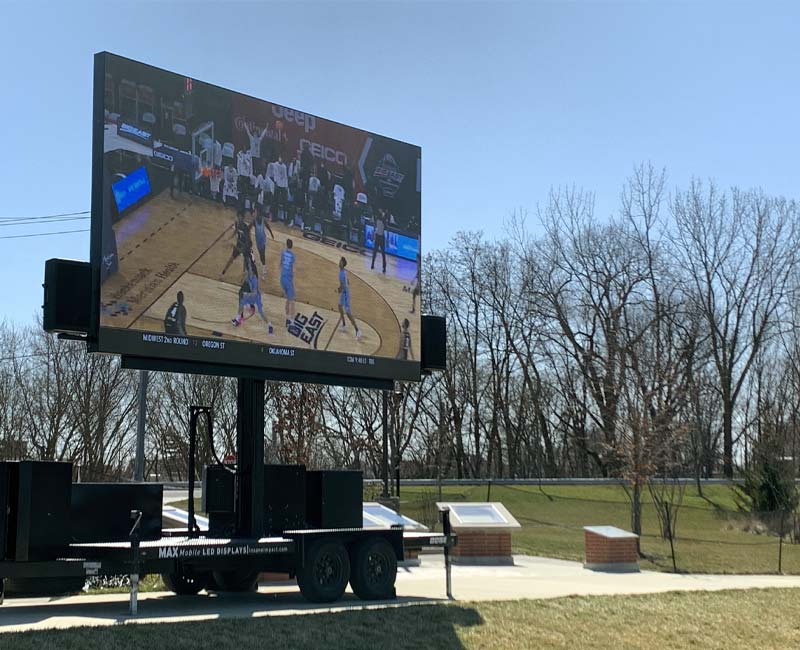 Sports Broadcast - Outdoor LED screen rental